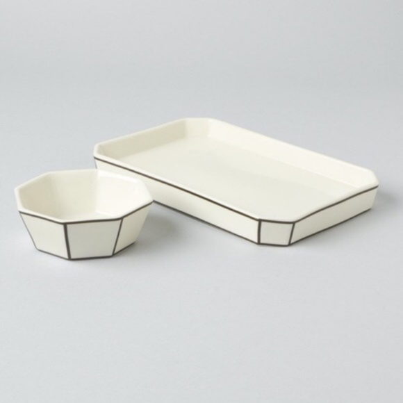 Odeme Other - Odeme Porcelain Tray and Ring Dish Set